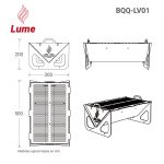 Portagrill Lume BBQ LV01 - Imagen 9