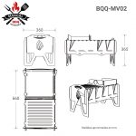 Portagrill Mangal BBQ Plancha & Grill - Imagen 7