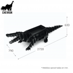 Escultura & BBQ - Cocodrilo - Imagen 3