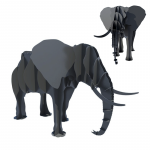 escultura-3d-elefante