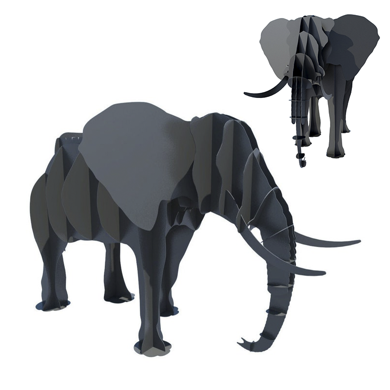 escultura-3d-elefante