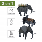 Escultura & BBQ - Elefante - Imagen 3