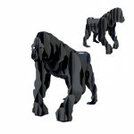 escultura-3d-gorila