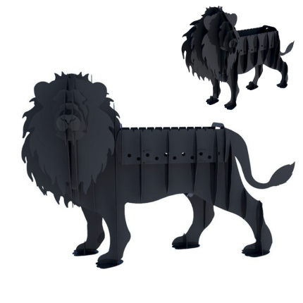 escultura-3d-león