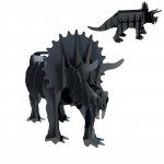 escultura-3d-triceratops