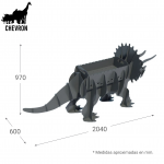 Escultura & BBQ - Triceratops - Imagen 4