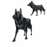escultura-3d-lobo