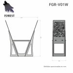 Leñero Estantería V01W - Imagen 4