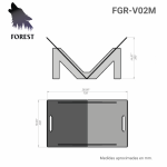 Leñero p/Estufa V02M - Imagen 3