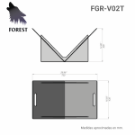 Leñero p/Estufa V02T - Imagen 3