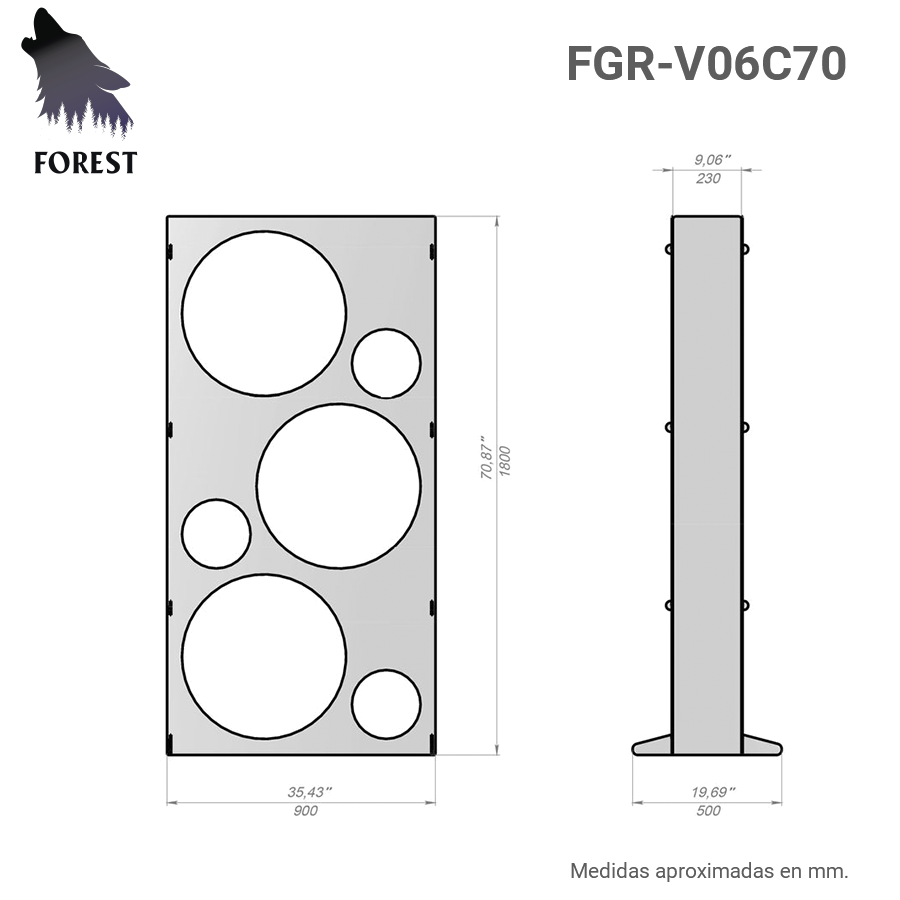 FGR-V06C70-0008 Rack Leñero V06C70 - Imagen 3