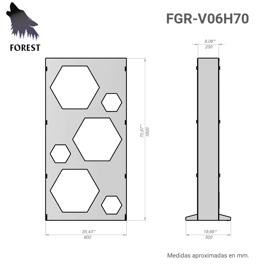 FGR-V06H70-0008 Rack Leñero V06H70 - Imagen 3