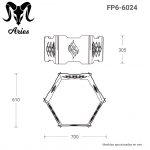 Fogata Portátil Hexa 600 - Imagen 4