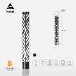 lampara-recta-15x120-size