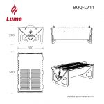Portagrill Lume BBQ LV11 - Imagen 10