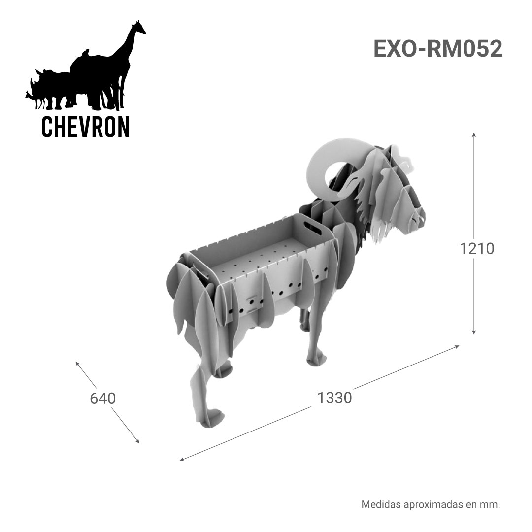 EXO-RM051-03 Carnero 3D