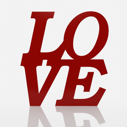 Mural Love Cursiva