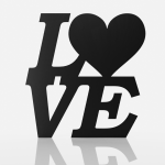 Mural Love Corazón - Imagen 4